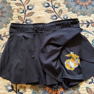 USMC Under Armour Black Skort NWT